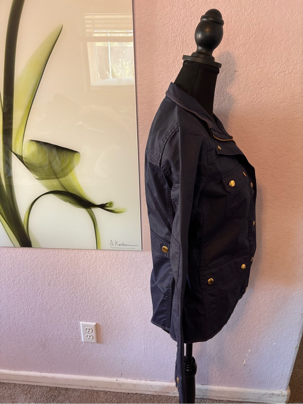J. crew blue jacket size XS - Picture 2 of 4